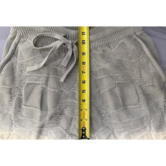 NWT Twenty Montreal Womens Crossover Knit Gradient Joggers Gray / Cream Sz Small - Picture 7 of 12